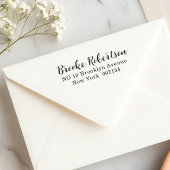 シンプル澄ん差出人住所 セルフインキングスタンプ