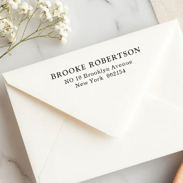 シンプル澄ん差出人住所 セルフインキングスタンプ