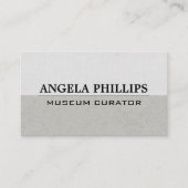 シンプル灰色パターン 名刺 (正面)