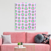 シンプル点 キャンバスプリント (インサイチュ (リビング))