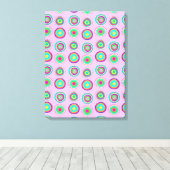 シンプル点 キャンバスプリント (インサイチュ (ウッドフロア))