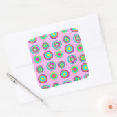 シンプル点 スクエアシール (封筒)