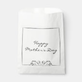 シンプル無修正の白鳥の母の日 フェイバーバッグ (正面)