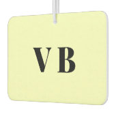 シンプル無地のミニマルカラーカスタムパステルカスタム カーエアーフレッシュナー (左)