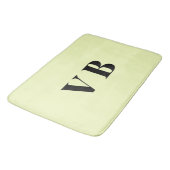 シンプル無地のミニマルカラーカスタムパステルカスタム バスマット (アングル)