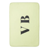 シンプル無地のミニマルカラーカスタムパステルカスタム バスマット (正面縦)