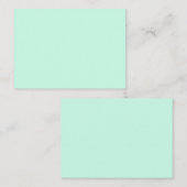 シンプル無地のミニマルカラーカスタムパステルカスタム  名刺 (正面/裏面)