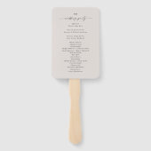 シンプル無地の外結婚白式 ハンドファン (裏面)