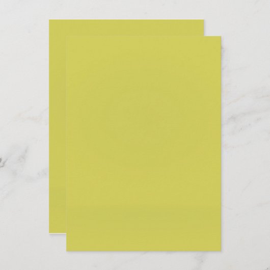 シンプル無地の色結婚サンキューカード エンクロージャーカード (正面/裏面)