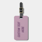 シンプル無地の霧 ラゲッジタグ (正面縦)