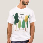 シンプル無限 Tシャツ (正面)