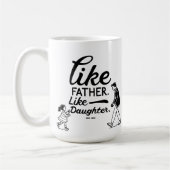 シンプル父おもしろい様の娘 コーヒーマグカップ (左)