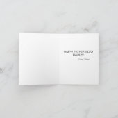 シンプル父の日札 カード (内部)