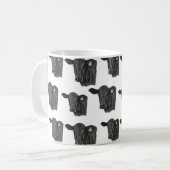 シンプル牛コーヒーマグ コーヒーマグカップ (正面左)