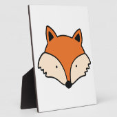 シンプル狐の頭 フォトプラーク (側面)