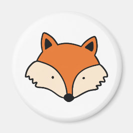 シンプル狐の頭 マグネット