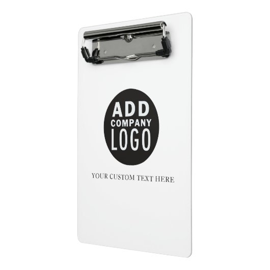 シンプル独自のロゴテンプレートの追加 | ミニクリップボード (アングル2)