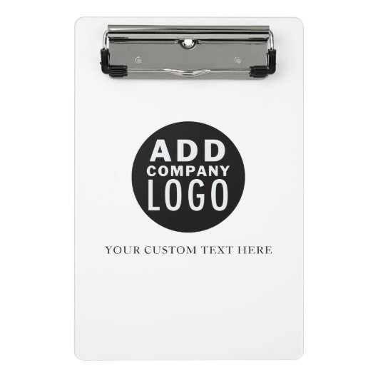 シンプル独自のロゴテンプレートの追加 | ミニクリップボード (正面)