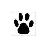 シンプル独身のPaw Print Outline Wood Art Stamp ラバースタンプ (インプリント)