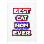 シンプル猫はっきりしたマママエバータイポグラフィ テーブルクロス (正面)