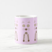 シンプル猫 コーヒーマグカップ (中央)