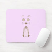 シンプル猫 マウスパッド (マウス)