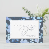 シンプル王室のブルーオプルンス野結婚花 セーブザデート (スタンド正面)