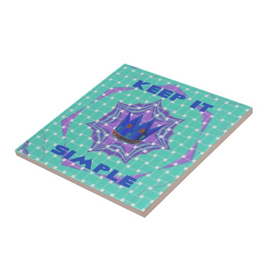 シンプル王室の タイル (側面)