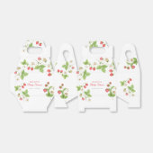 シンプル甘い緑いちご赤ちゃんシャワー フェイバーボックス (折り畳みなし)