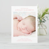 シンプル生モダン生発表 招待状 (スタンド正面)