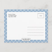 シンプル生モダン生発表 案内ポストカード (裏面)