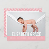 シンプル生モダン生発表 案内ポストカード (正面/裏面)