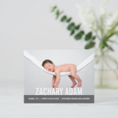 シンプル生モダン生発表 案内ポストカード (スタンド正面)