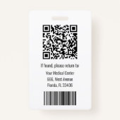 シンプル産婦人科医バッジ バッジ (裏面)