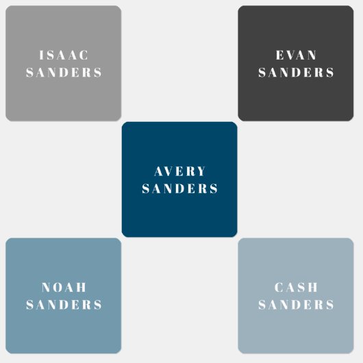 シンプル男カッコいい子防水衣名 ラベル (グループ)