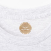 シンプル男女兼用エレガント名を追加 ラベル (貼付)