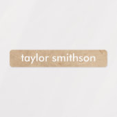 シンプル男女兼用エレガント名を追加 ラベル (デザイン1)