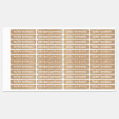 シンプル男女兼用エレガント名を追加 ラベル (シート)