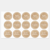 シンプル男女兼用エレガント名を追加 ラベル (シート)