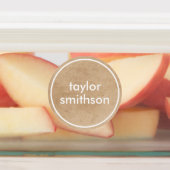 シンプル男女兼用エレガント名を追加 ラベル (貼付)