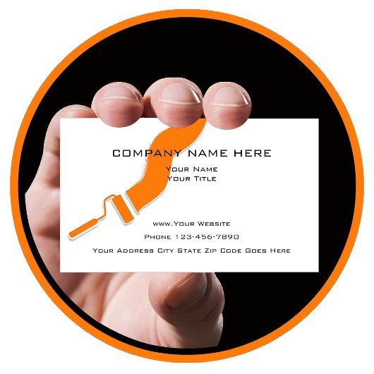 シンプル画家デザイン 名刺