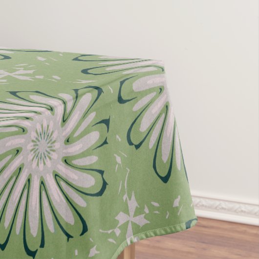 シンプル白い花 テーブルクロス (インサイチュ)