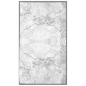 シンプル白と灰色の大理石 | テーブルクロス (正面)