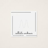 シンプル白の黒のスクリプ縁どトリングや輪表示 (正面)