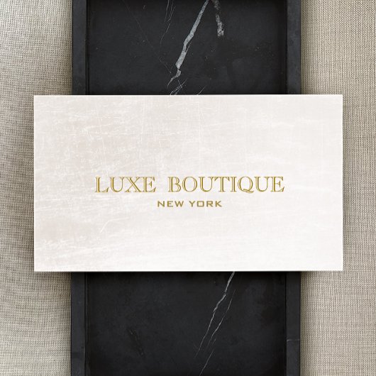 シンプル白エレガントアイボリーシック美しいとファッション 名刺