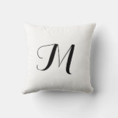 シンプル白エレガント投 クッション (裏面)