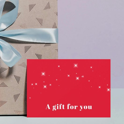 シンプル白エレガント星レッド美しい