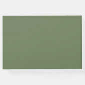 シンプル白エレガント色 |フォトゲストブック ゲストブック (裏面)