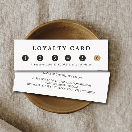 シンプル白エレガント金ゴールドフェイク美しいロイヤリティ ロイヤリティカード