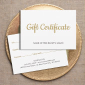 シンプル白エレガント金ゴールドフェイク美しい